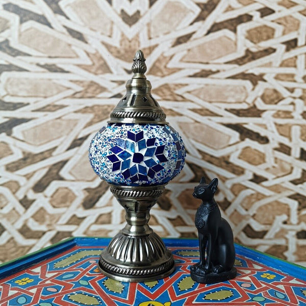 Handmade Mosaic Lamp Moroccan Glass Beside Lamp Table Desk Lamp Home Decoration