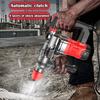 Electric Rotary Hammer Drill Demolition Jack Hammer Kit With Chisels Drill+SDS