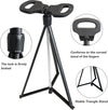 Hiking Trekking Poles Walking Stick With Seat Anti Shock Adjustable Camping Cane