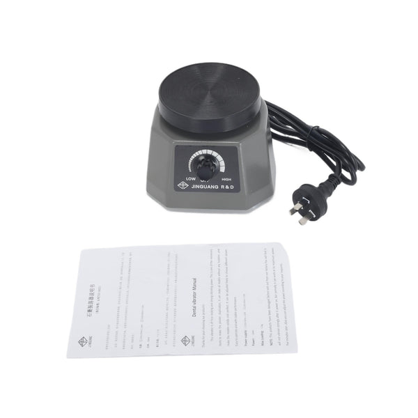 Round Dental Vibrator Variable Speed Lab Shaker Oscillator Vibrating Machine 4"