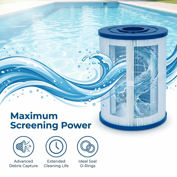 1 Pack Replacement Pool Filter Cartridge for Astral Hurlcon ZX75 ZX50 CF75 78096