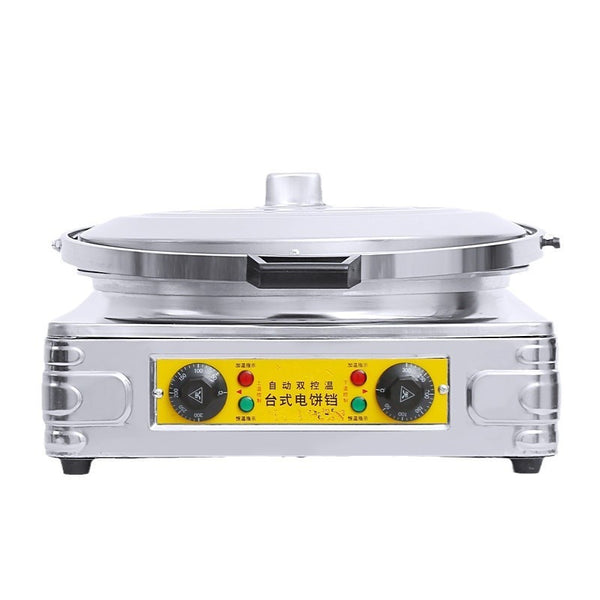 2700W Commercial Griddle 40cm Pizza Maker Pan Saucy Pancake Baker Pan AU PLUG