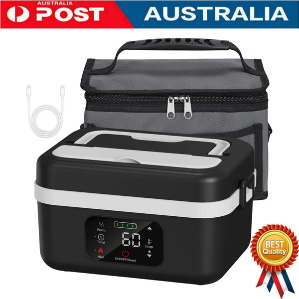 Electric Heated Lunch Box Heating Hot Travel Bento Food Warmer Travel Lunch Box