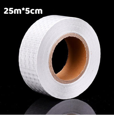 25M Reflective Tapes Safety Warning Adhesive Sticker Car Truck Decal Strip Roll