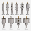 10/12Pcs TCT Hole Saw Kit for Hard Metal Tungsten Carbide Tipped Hole Cutter Set