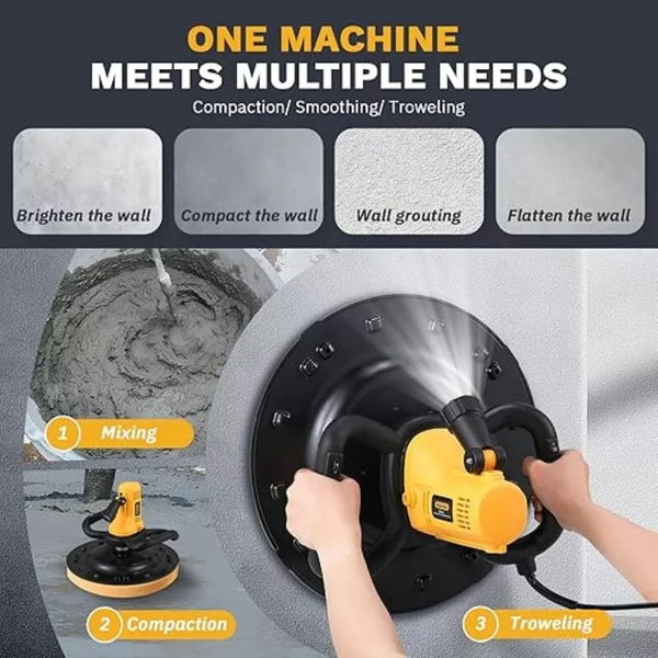Concrete Trowel with Mixing Rod Concrete Mixer  Wall Smoothing Polishing Machine