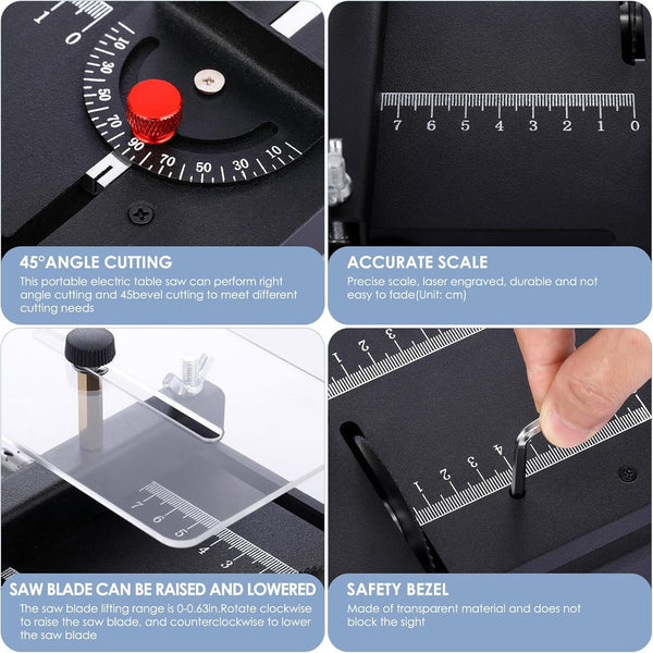 Table Saw Electric Cutting Sanding Machine Woodworking Chainsaw Grinding Tool