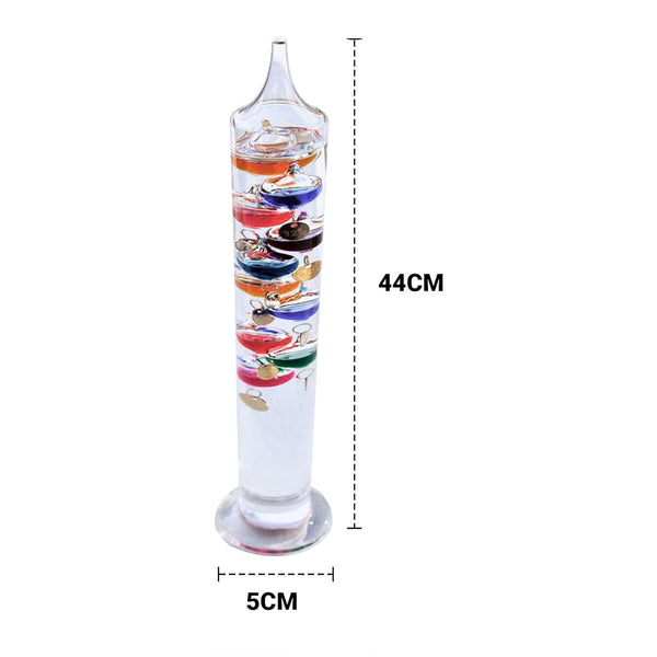 Galileo Thermometer 44cm Beautiful Weather Appartus Educational Toy