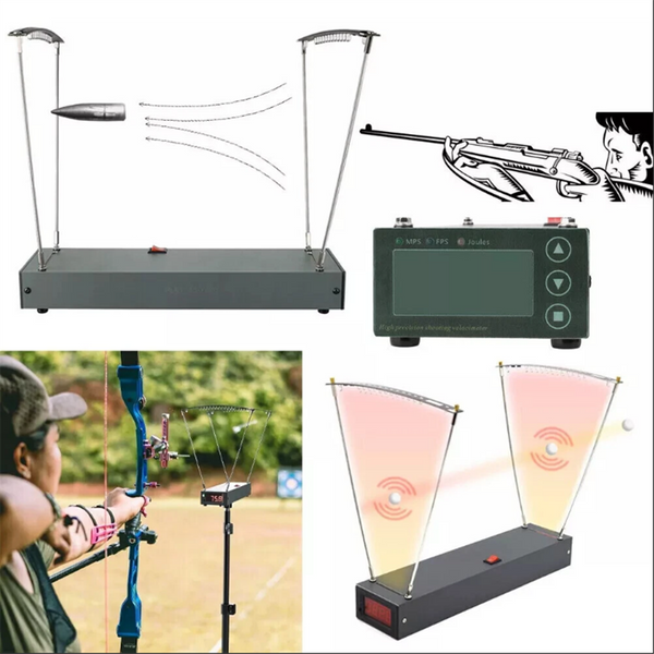 Shooting Chronograph Speed Meter Velocimetry Bullet Speed Measuring Tool 6500FPS