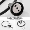 10 pcs Bathroom Round Towel Ring Towel Rack Hand Towel Holder for Wall Mounted