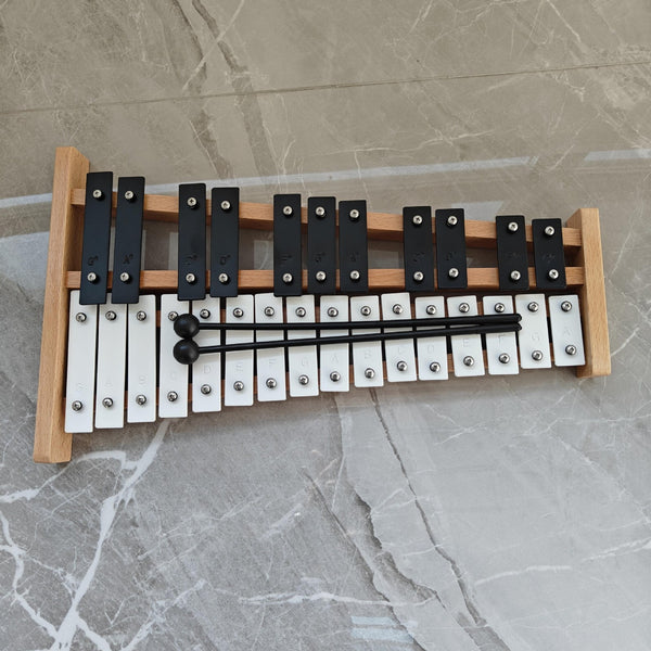 27 Note Percussion Instrument with Metal Keys Music Instrument Christmas Gift
