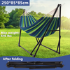 Foldable Hammock Swinging Chair Hammock With Stand Pop Up Hanging Camping Bed