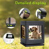 Pet Memorial Urns for Dogs or Cats Ashes Large Wooden Funeral with Photo Frame