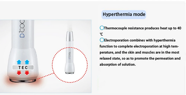 Portable Dcool Cryo Cool Electroporation EMS Mesotherapy Machine Face Skin Lift
