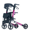2in1 Wheelchair Walking Frame Rollator Adjustable Mobility Walker Aid Wheels