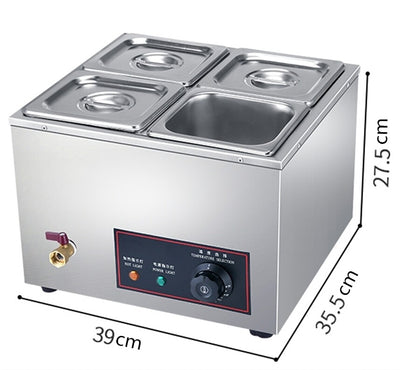 Electric Food Warmer Bain Marie Pearl Warmer Buffet Food Insulation Machine 10L