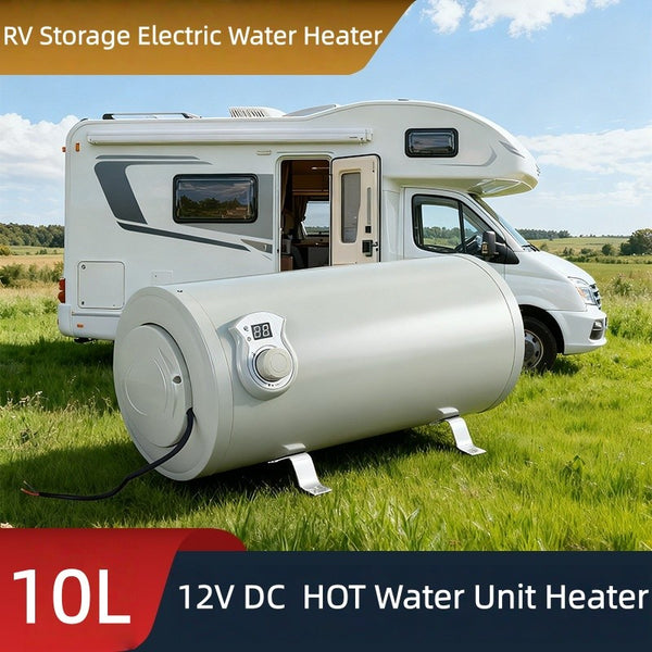 10L Electric HOT Water 12V DC Storage Unit Heater Caravan RV Motorhome