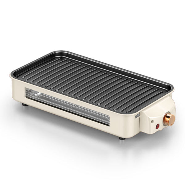 Electric BBQ Grill 2 Tier Smokeless Barbecue Pan Stove with Grill Plate & Trays