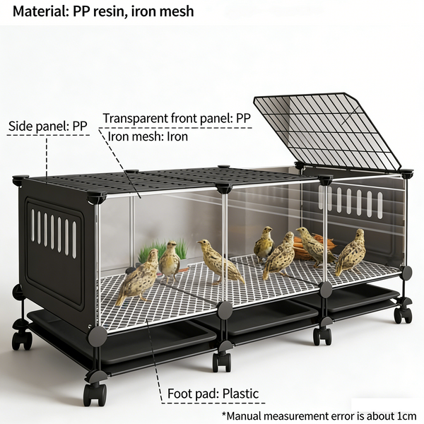 Quail Chicken Duck Coop Rabbit Hutch Large Hutches House Hen Run Cage Playpen