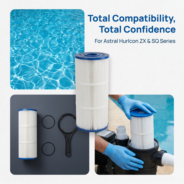 Swimming Pool Replacement Filter Cartridge Replaces For Astral Hurlcon ZX100