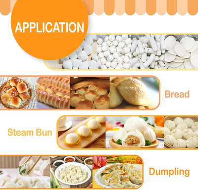 Commercial Dough Divider Electric Quantitative Dough Cutter 300g with 14 Molds