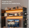 Computer Desktop Bookshelf 2-Tier Hutch Bookcase Organizer for Home Office Dorm