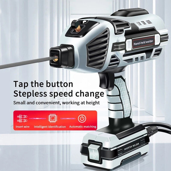 Handheld Welder Welding Machine Upgraded AC Electric Portable Digital Welder Gun