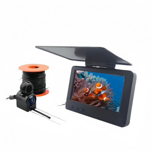 4.3" LCD Monitor Fish Finder Portable  Fishing Camera W/ 8 LED IR For Lake Sea
