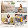 120/150cm Wedge Pillow Headboard Triangular Reading Pillow Detachable & Washable