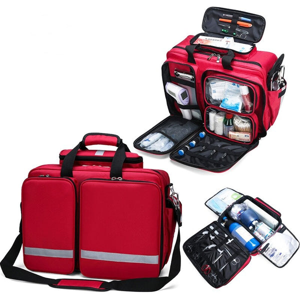 Empty First Aid Kit Medical Bag Medicine Storage Outdoor Emergency Rescue Bag