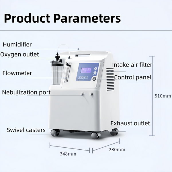 5L Oxygen-Concentrator Machine Nebulizer 40dB Ultra Quiet for Household 220V AU