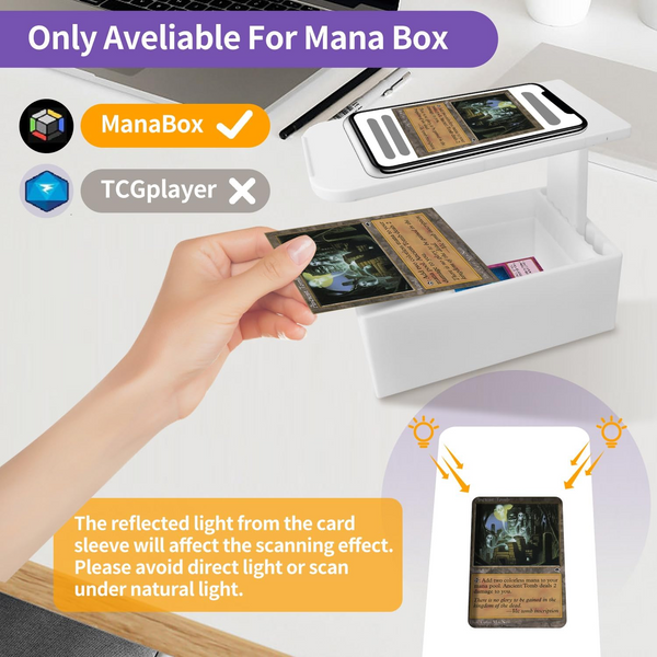 Card Scanner Stand for Trading Cards MTG & TCG Card for Standard Size Fast Scan