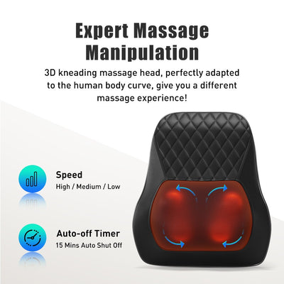 Massage Pillow Shoulder Neck Massager Waist Back Full-body Electric Massager