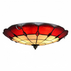 Retro Tiffany Style Ceiling Light 30CM Glass Lamp Fixture Dining Room Bedroom