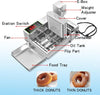 Commercial Automatic Donut Making Machine 5.5L Hopper Donut Maker 4 Row 1800p/h