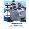 Boat Seat Base 7"x7"Aluminum Boat Seat Pedestal & Base with 3/4" Pin Post Socket