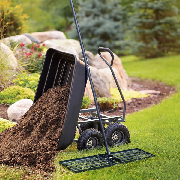 Lawn Leveling Rake Level Yard Tool for Grass Professional Grade Soil Leveler