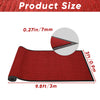 3x10' Floor Carpet Non Slip Rubber Door Mat Entrance Hallway Runner Rug Red Mat