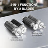 2-in-1 Meat Tenderizer Tool Stainless Steel Manual Cuber & Beef Jerky Slicer Set