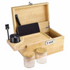 Bamboo Locking Storage Stash Box Bundle ockable Herbal Supply Kit w/ Accessories