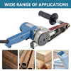 Electric Mini Sander Sand Machine Portable Pipe Sander Polisher Belt Grinder
