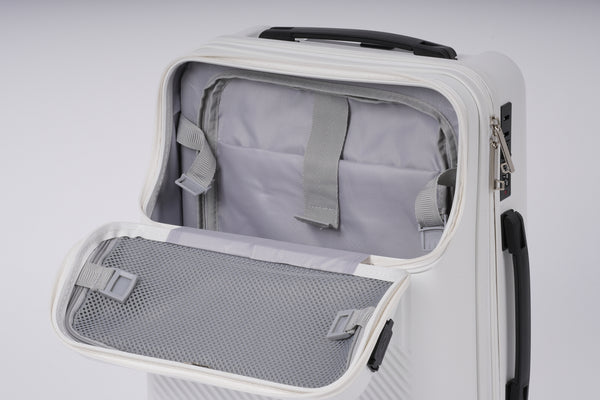 Carry-On Suitcase with USB Charging Port TSA Lock Universal Wheel Travel Luggage