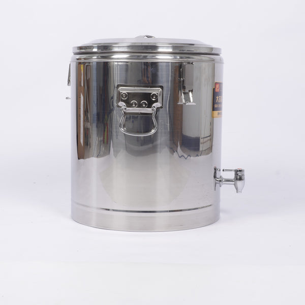 Stainless Steel Insulated Barrel Beverage Dispenser with Spigot Keep Hot Cold