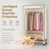 2300W Electric Portable Clothes Dryer Negative Ion Clothes Heater Quickly Drying
