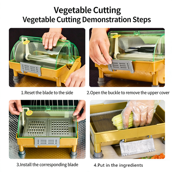 3mm Manual Scallion Chopping Machine Vegetable Shredder Green Onion Cutter AU