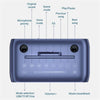 Bluetooth Karaoke Speaker & 2 Wireless Microphones Rechargeable Karaoke Machine