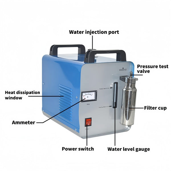 Acrylic Polishing Machine w/Flame Torch Oxygen-Hydrogen Generator Water Welder