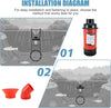 Fountain Aerator Large Water Pond Pump 25000GPH Floating Fountain Circulation
