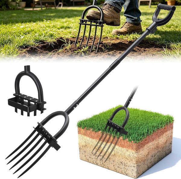 Gardening Pitch Fork Digging Fork with Manganese Steel Garden Agricultural Tool