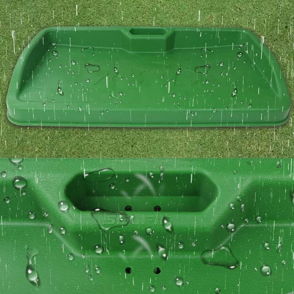 Golf Ball Tray with Cell Phone Holder Heavy Duty Golf Driving Range Ball Tray